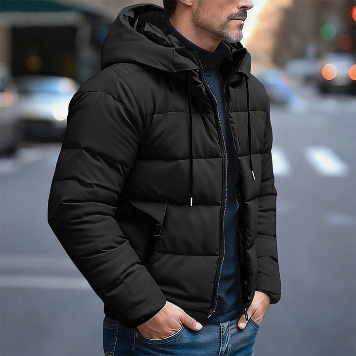 Nash | Giacca Puffer Cappotto Strutturato con Cappuccio