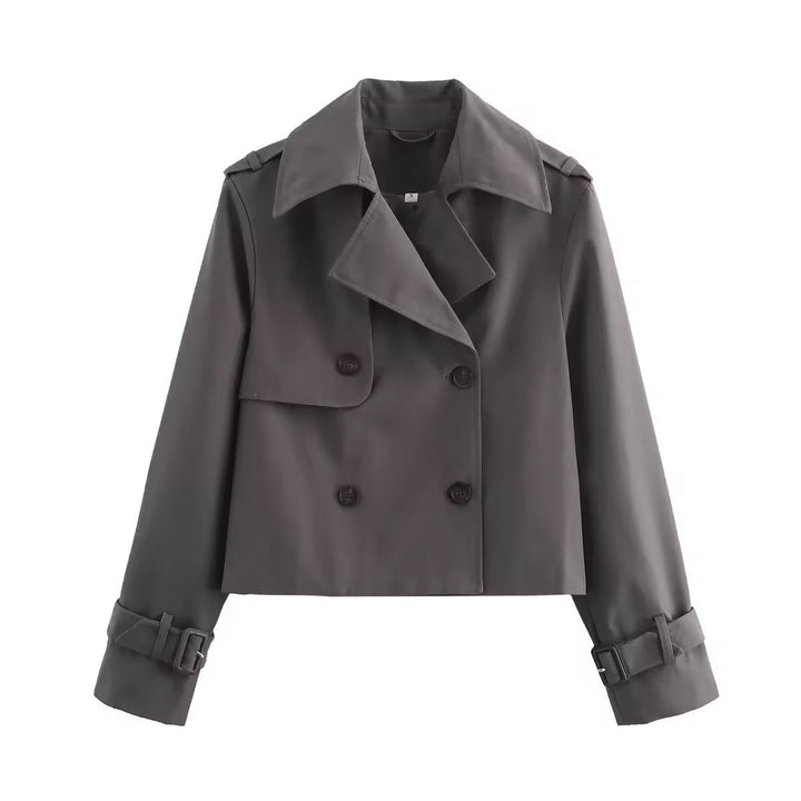 Eliana | Trench coat corto a doppio petto comodo e moderno