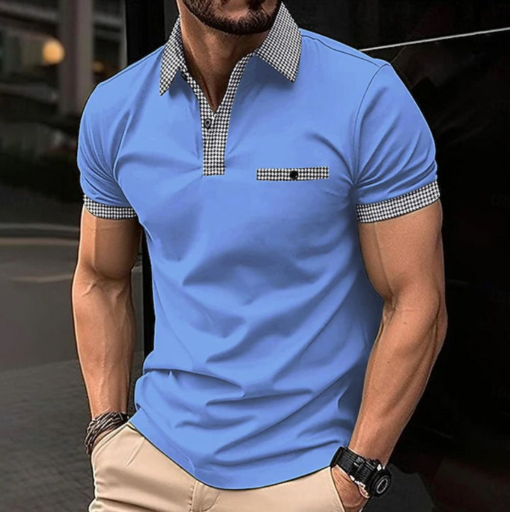 Easton | Polo Shirt Classico con Colletto a Quadri