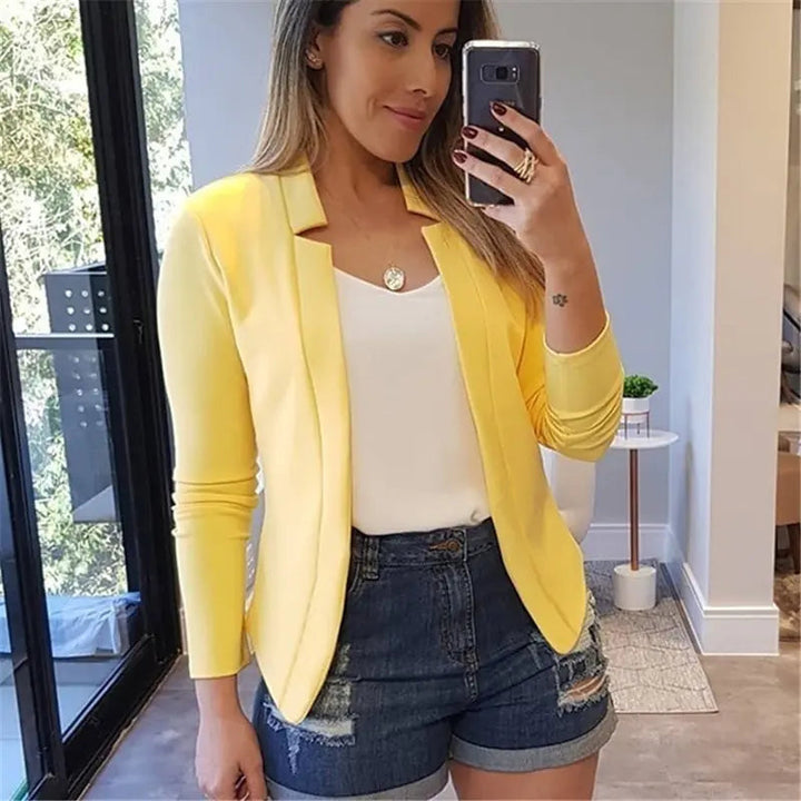 Lily | Blazer Drappeggiato con Cintura Elegante