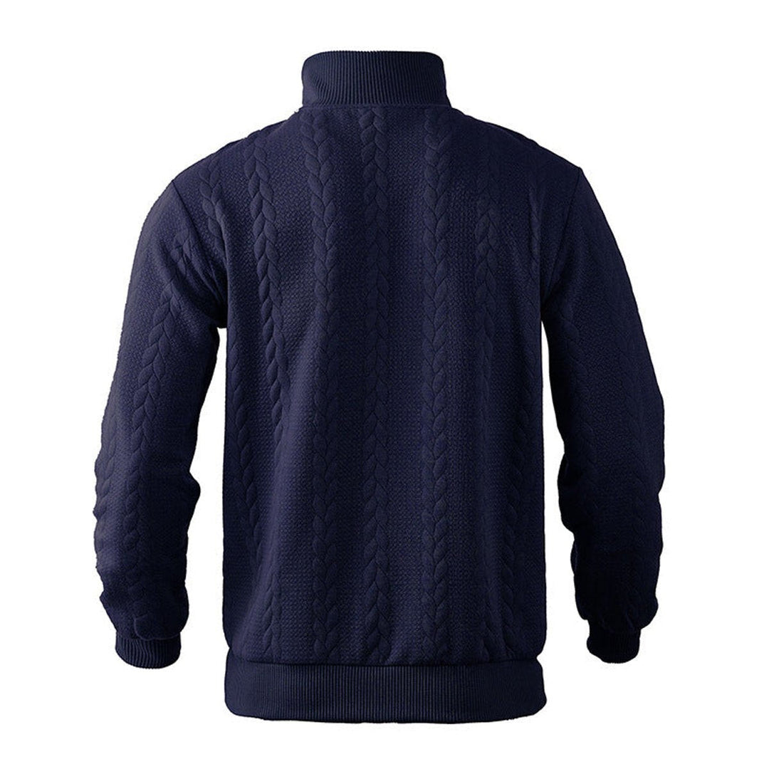 Andreas | Knit Sweater – Stylish Quarter-Zip Design for Men