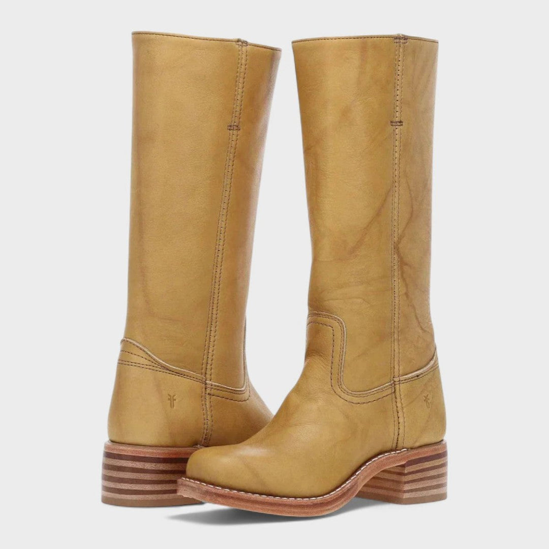 Valentina | Genuine Leather Western Knee-High Boots