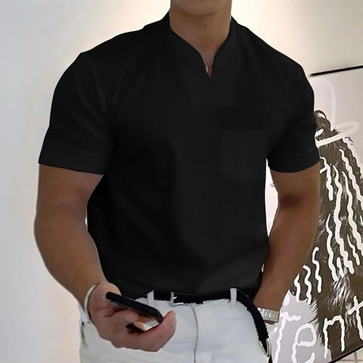 Logan | Polohemd mit strukturiertem Kragen – Polierte Eleganz