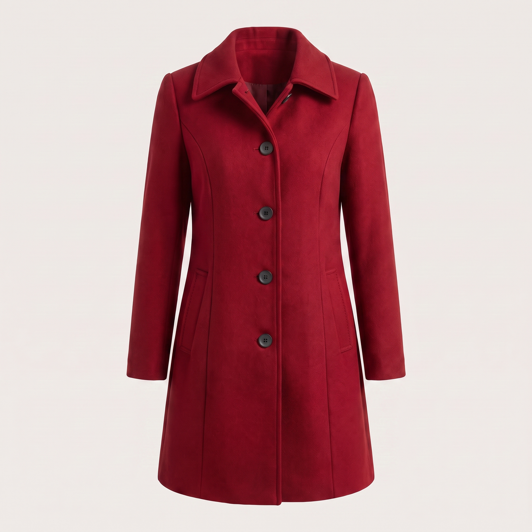Aveline | Classic Trench Coat – Elegante Fit e Flare