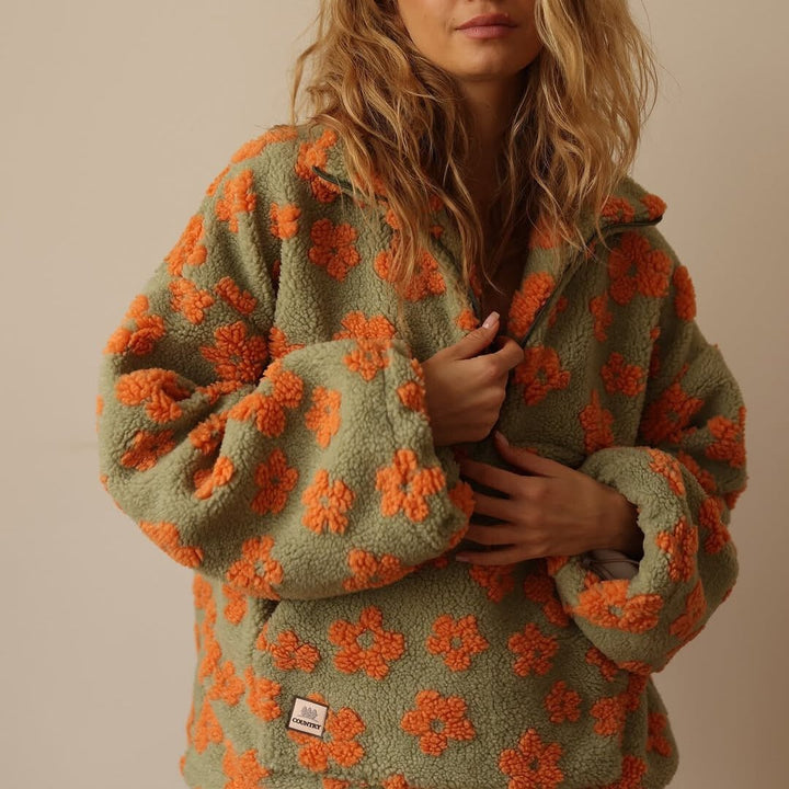 Daisy | Sweaters – Cozy Floral Hoodie for Women
