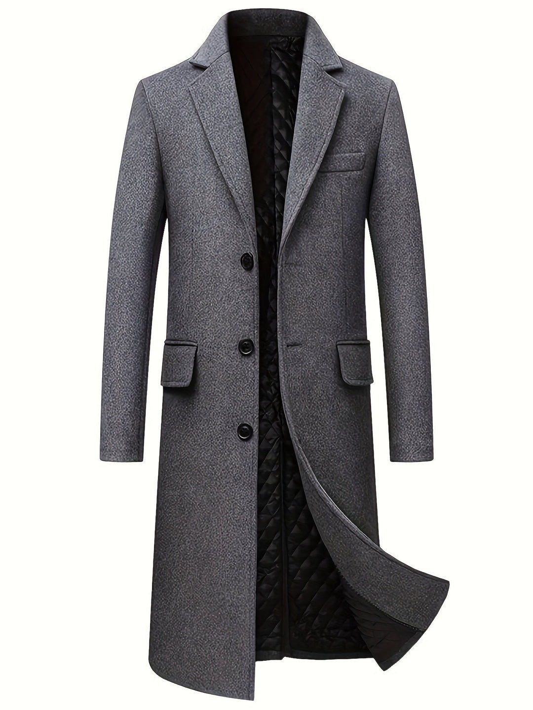 Alexander | Long Overcoat – Timeless Warmth for Men