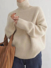 Mandy | Maglione Dolcevita Oversize in Morbida Misto Lana