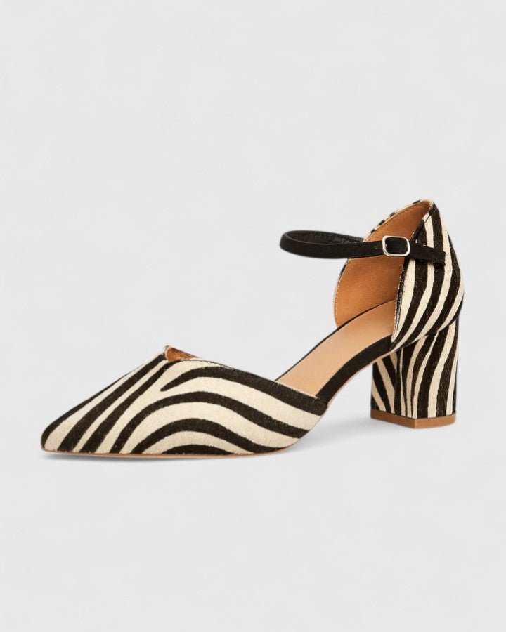 Natalie | Pointed Striped Heels – Elegante Design per Donne