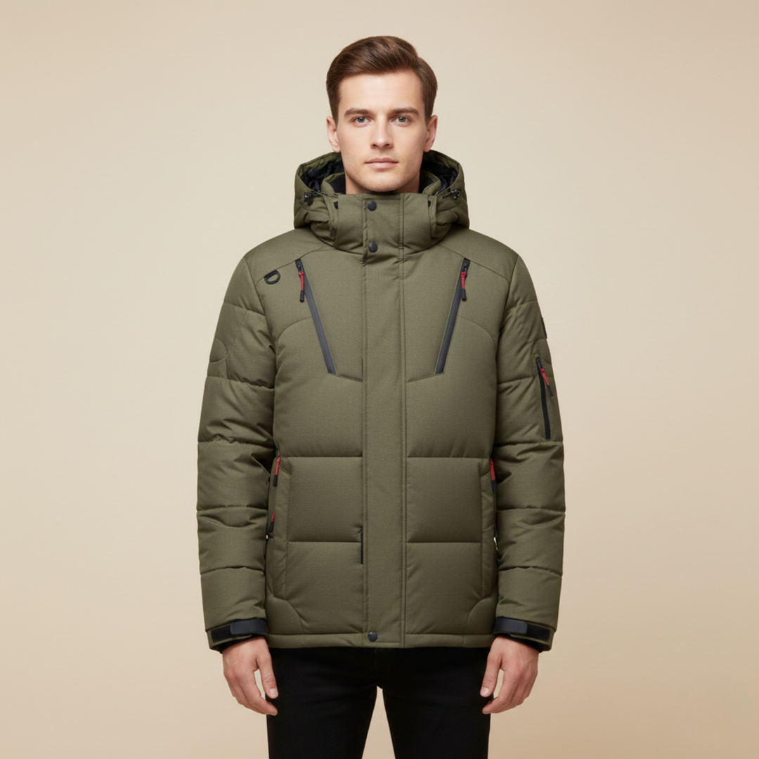 Alfio | Elegant and water-repellent down jacket