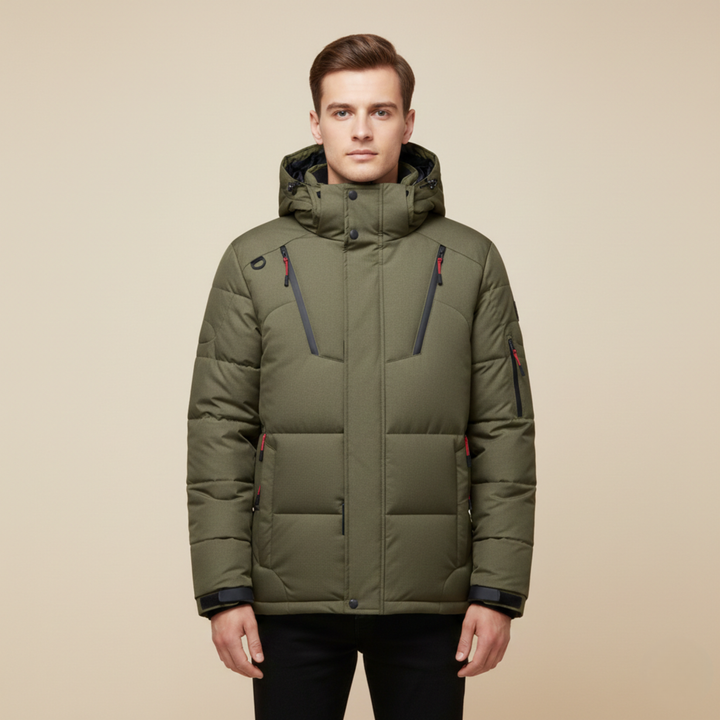 Alfio | Elegant and water-repellent down jacket