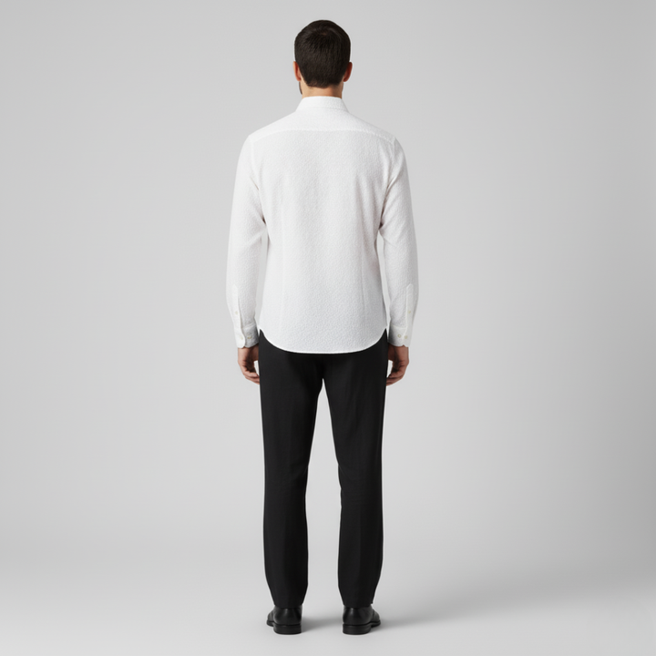 Carolos | Comoda camicia a tinta unita da uomo