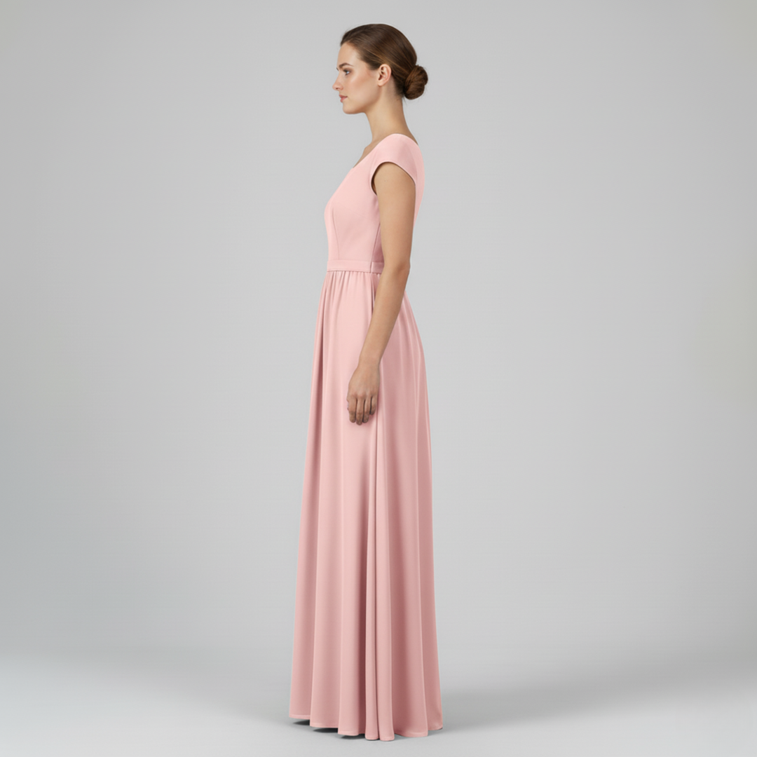 Manon | Elegante abito lungo fluido