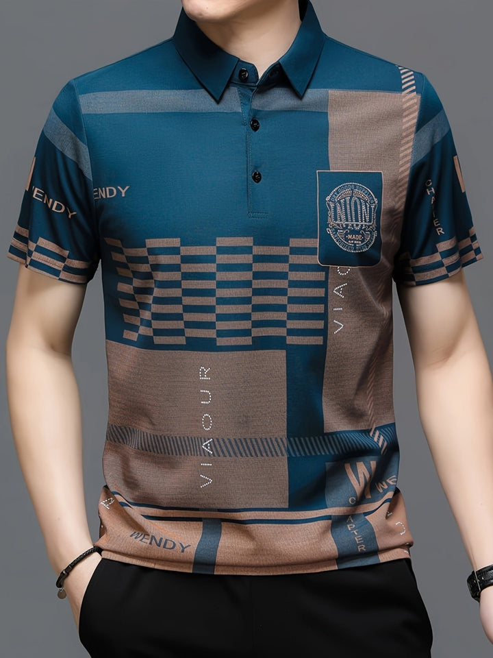 Nathaniel | Polo Shirt Colorblock Raffinato