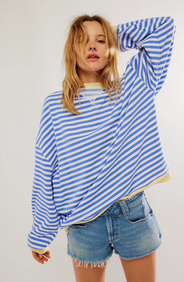 Amelia | Striped Sweaters – Oversized Comfort for Women