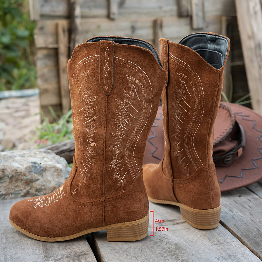 Valentina | Women's Western cowboy boots with a wide shaft