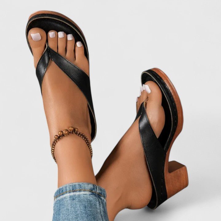 Adrienne | Sandali Eleganti con Tacco a Blocco