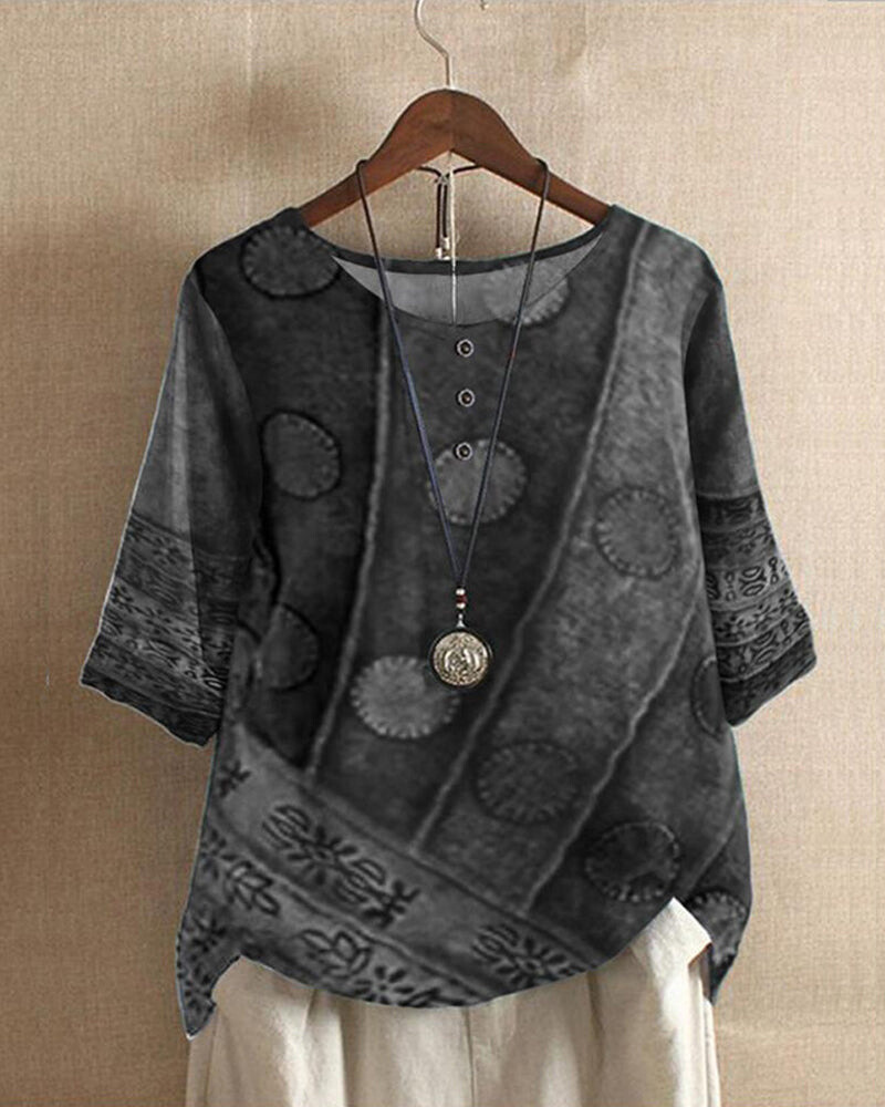 Diana | Tunica top boho versatile in misto cotone
