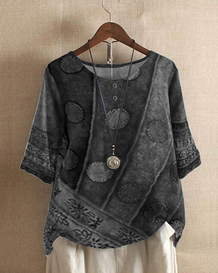 Diana | Tunica top boho versatile in misto cotone