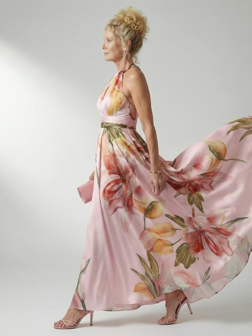 Amiel | Maxi Dress floreale leggera