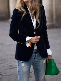 Sofia | Blazer in Velluto da Donna Elegante e Raffinato