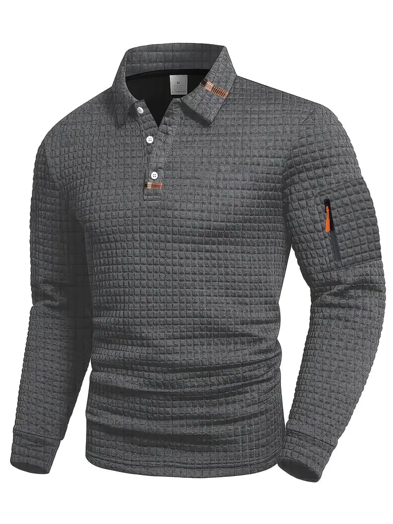 Aaron | Polo Shirt con Tasca per Maniche