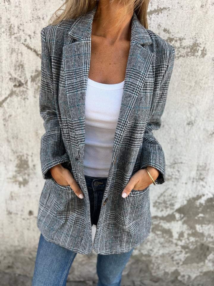 Emma | Blazer a quadri comodo e casual