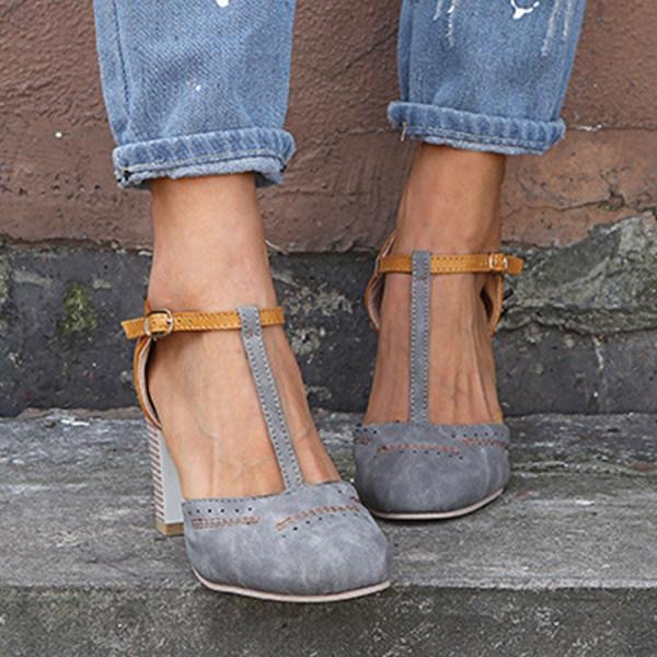 Marcella | Mary Janes con Tacco Blocco Timeless