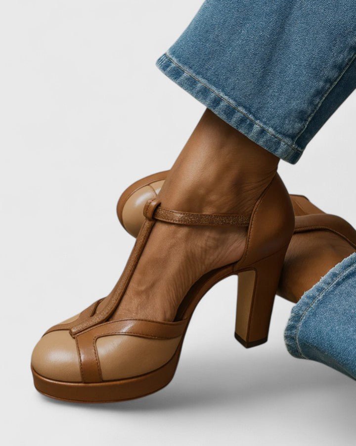 Nadia | Close Toe Heels – Elegante Design Retro