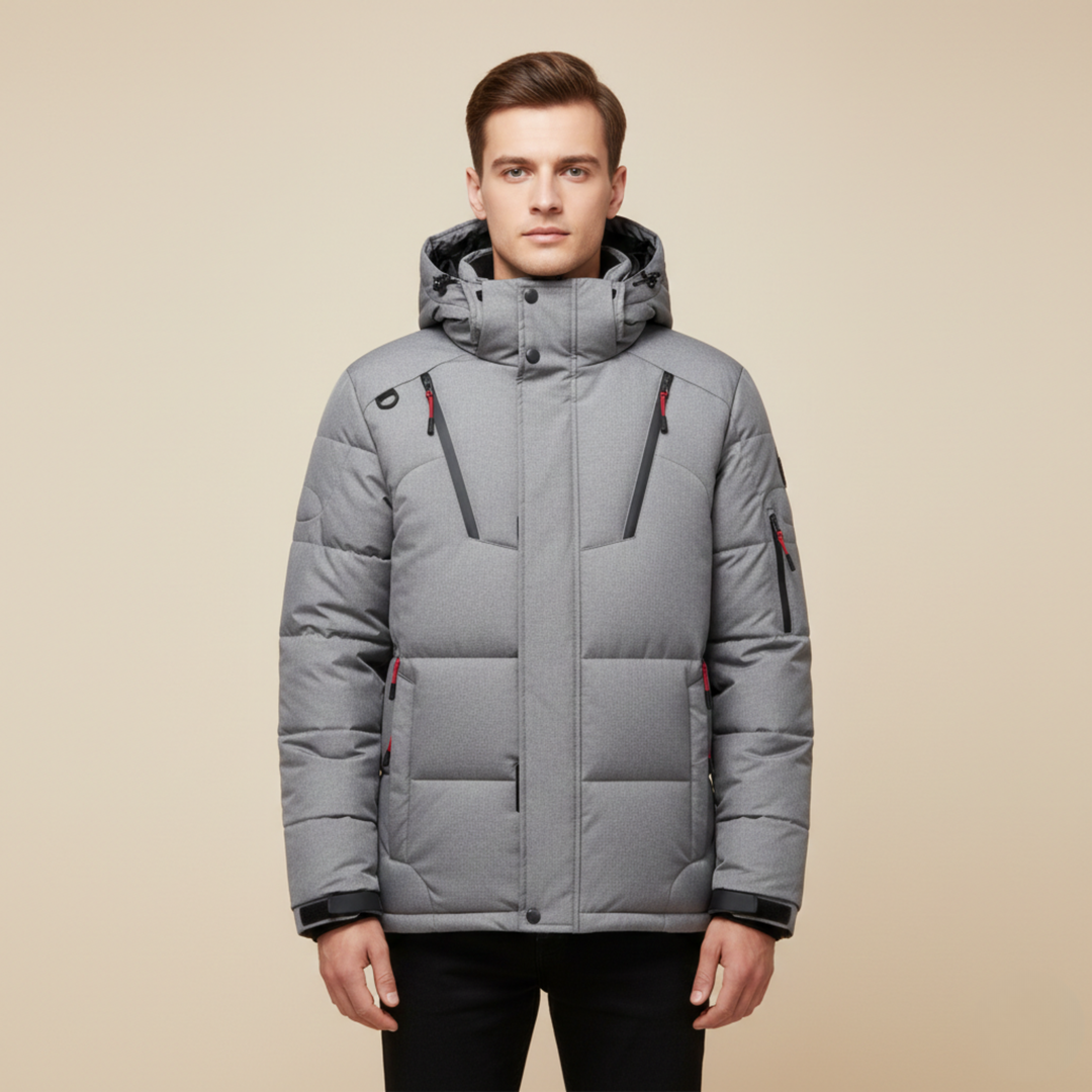 Alfio | Elegant and water-repellent down jacket