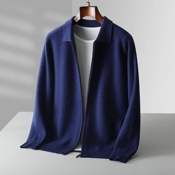 Lorenzo | Cardigan Premium con Zip Integrale da Uomo