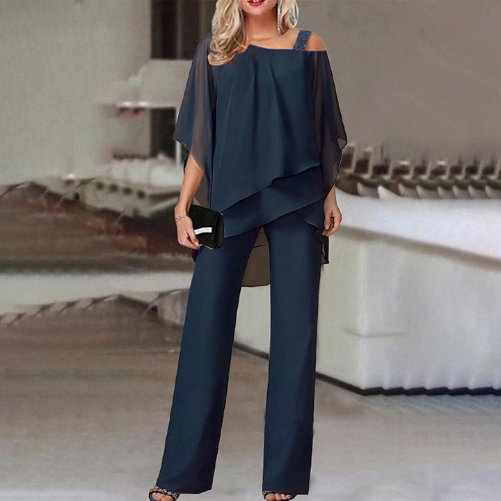 Sofia | Elegant Two-Piece Cold-Shoulder Evening Set