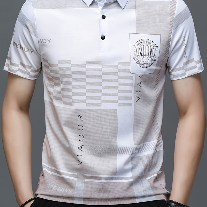 Nathaniel | Polo Shirt Colorblock Raffinato