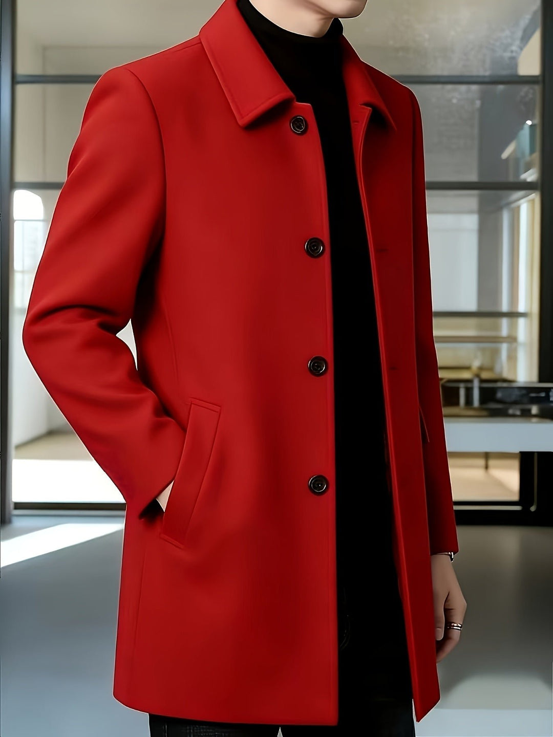 Gerard | Cappotto Single-Breasted Elegante