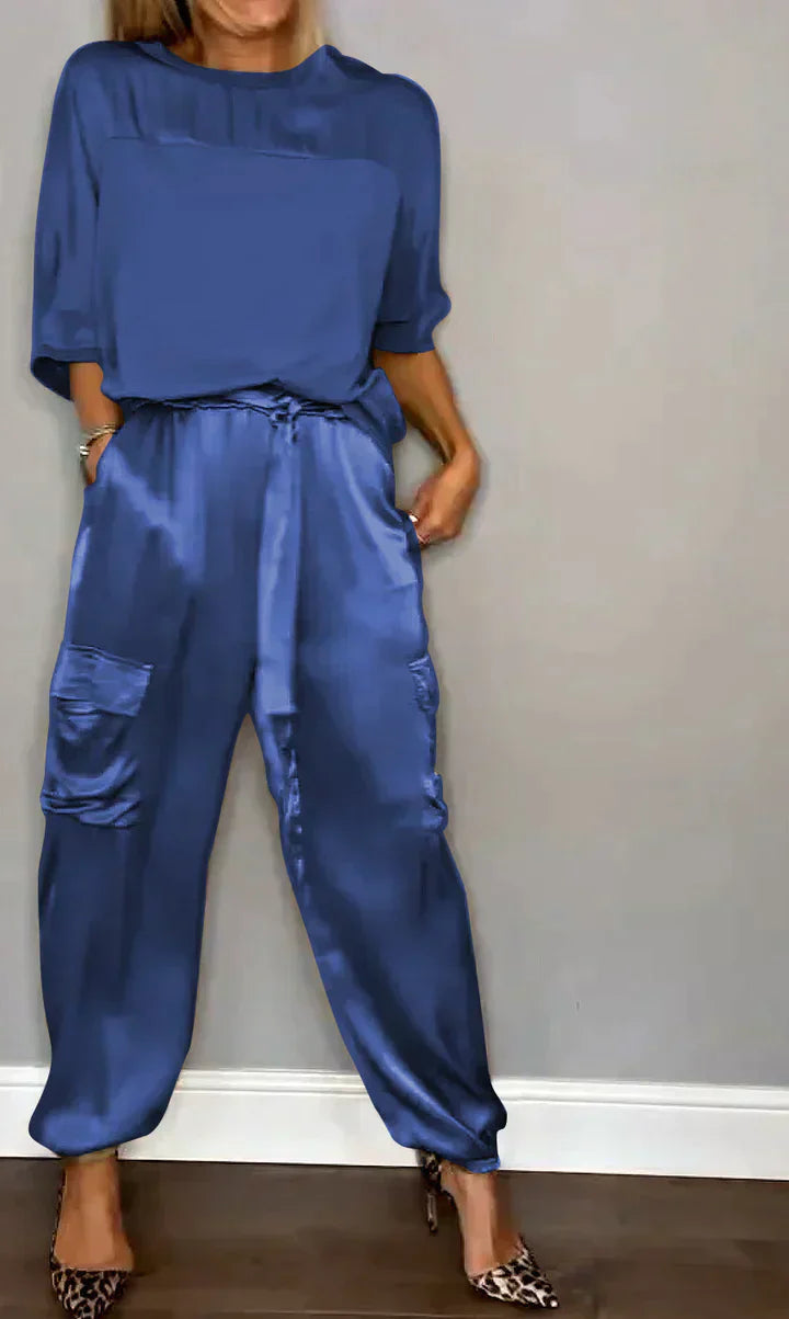 Stephanie | Set a due pezzi in raso elegante e comodo