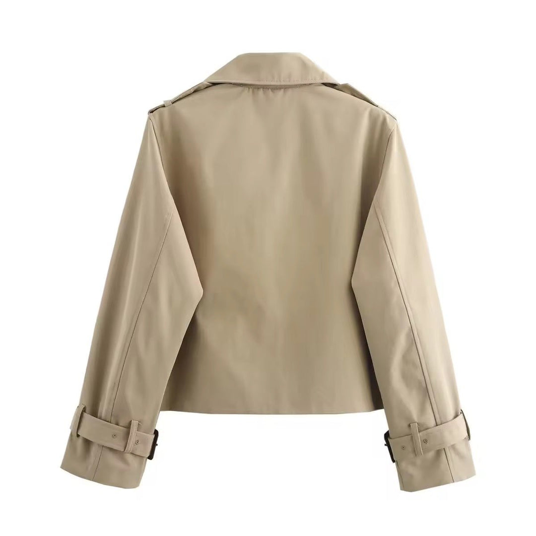 Eliana | Trench coat corto a doppio petto comodo e moderno