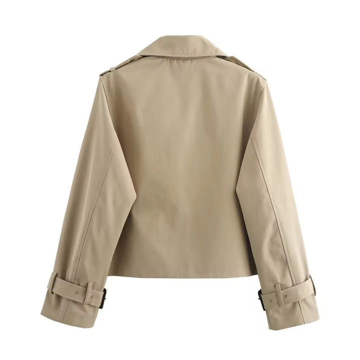 Eliana | Trench coat corto a doppio petto comodo e moderno