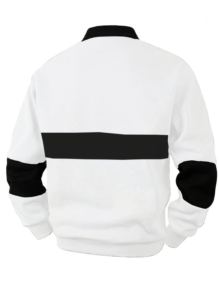 Grayson | Polo a Manica Lunga a Colori Alternati