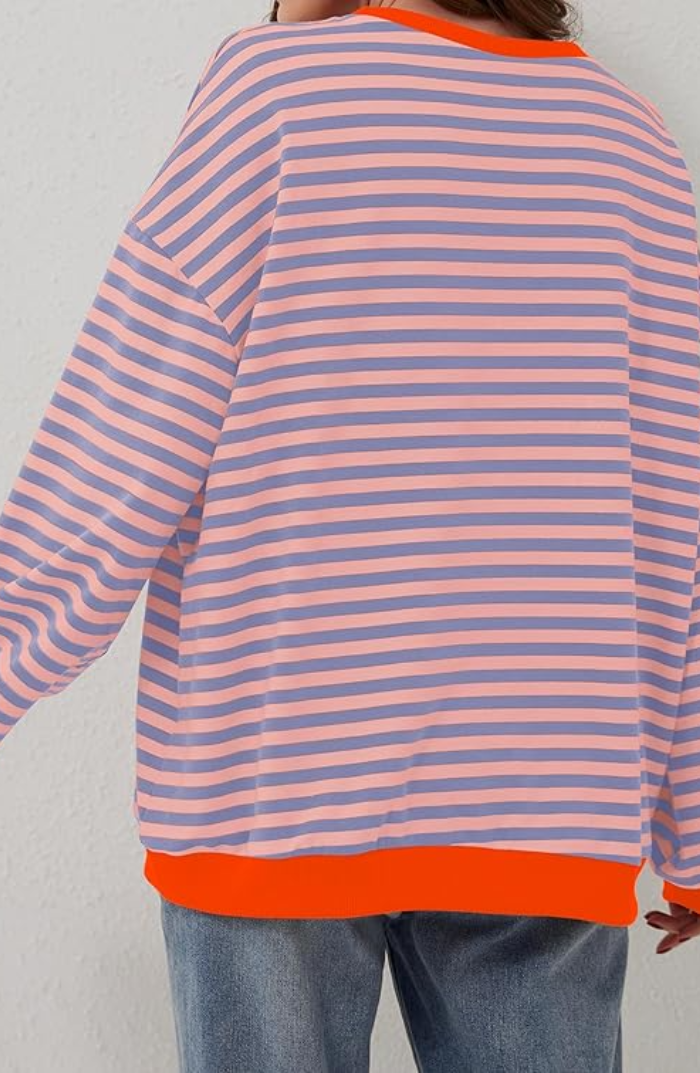 Amelia | Striped Sweaters – Oversized Comfort for Women