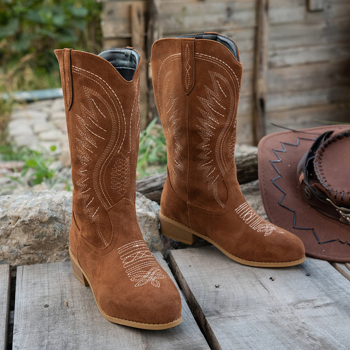 Valentina | Women's Western cowboy boots with a wide shaft