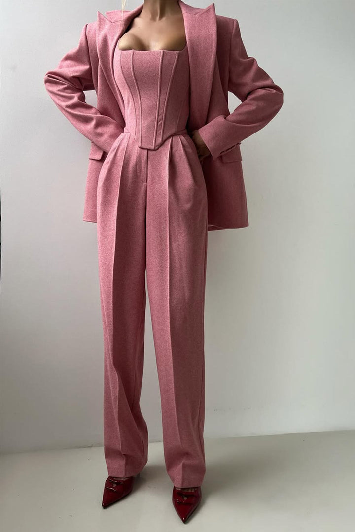 Arianna | Completo Donna a Tre Pezzi con Blazer Doppiopetto