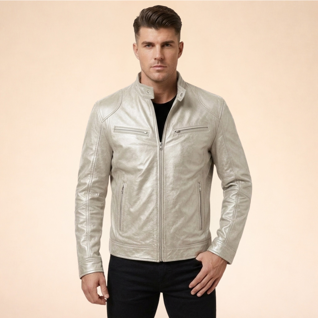 Vincenzo| Elegante Herrenlederjacke
