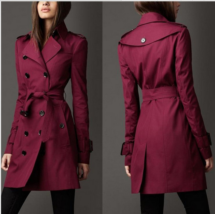 Serena | Trench coat doppiopetto elegante e classico