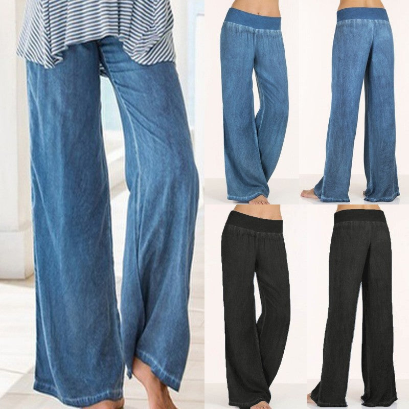 Valentina | Pantaloni da donna comodi e casual a gamba larga
