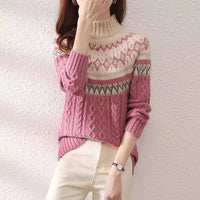 Sienna | Elegante E Caldo Maglione Dolcevita In Maglia