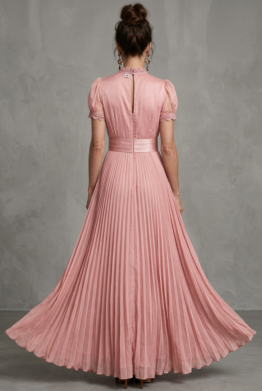 Elara | Maxi Dress – Elegante con Dettagli in Pizzo