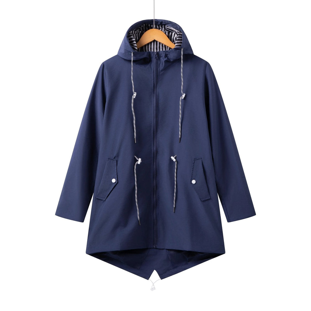 Sophia | Waterproof Trench Coat – Practical Hooded Style for Women