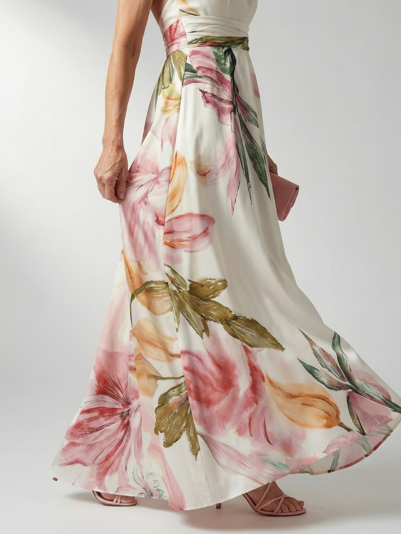 Amiel | Maxi Dress floreale leggera