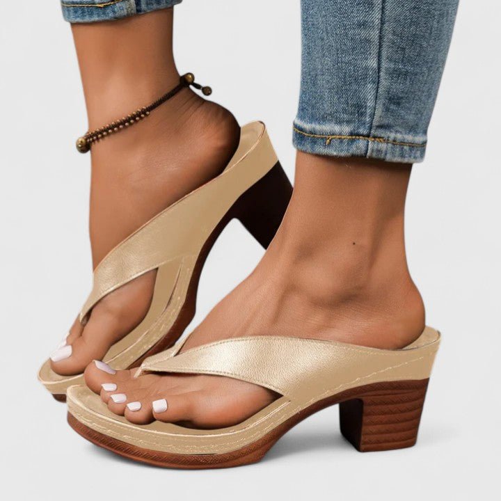 Adrienne | Sandali Eleganti con Tacco a Blocco