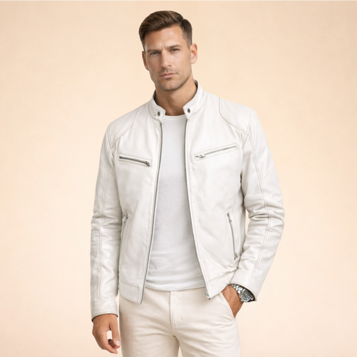 Vincenzo| Elegante Herrenlederjacke