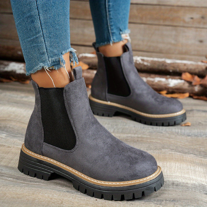 Martina | Stivaletti Chelsea Platform con Suola Carrarmato